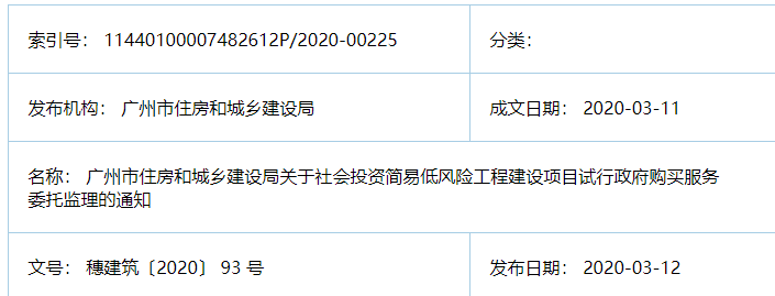 又一省發文：不再強制監理，部分項目可由建設單位自管