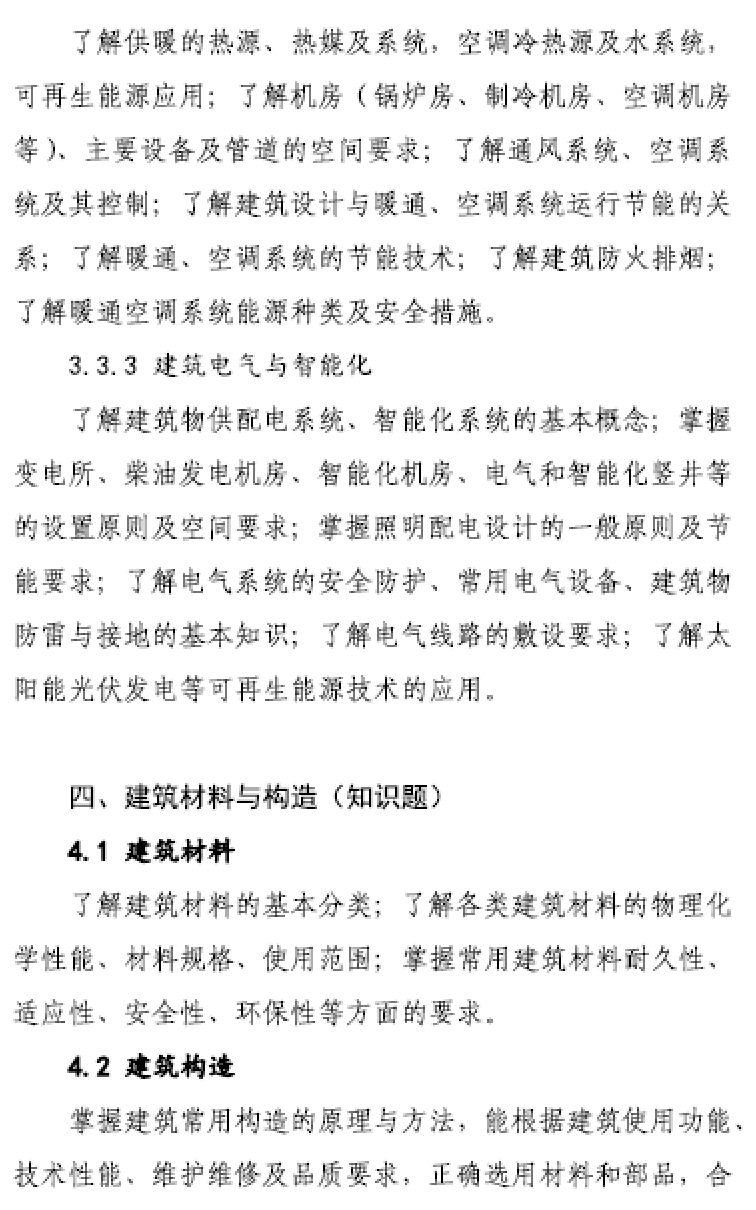 大事件！9門變6門！一級注冊建筑師考試大綱（21版）發布，2023年執行！